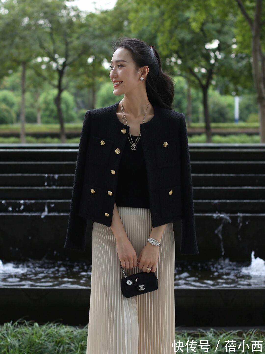 香风 入春后衣服不用多,用小香风外套打造好气质,这些搭配真值得借鉴