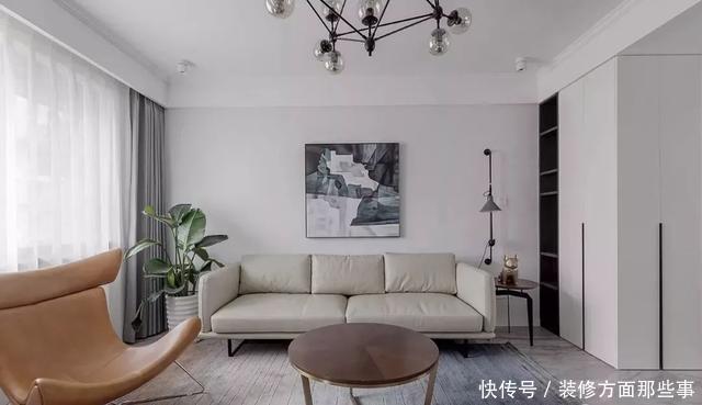 效果图|160㎡简约风格装修效果图,书房长虹玻璃折叠门