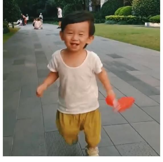 夫妇俩|爱国先锋!陈小春1岁半小儿子正面照曝光,手执国旗开心挥舞狂奔