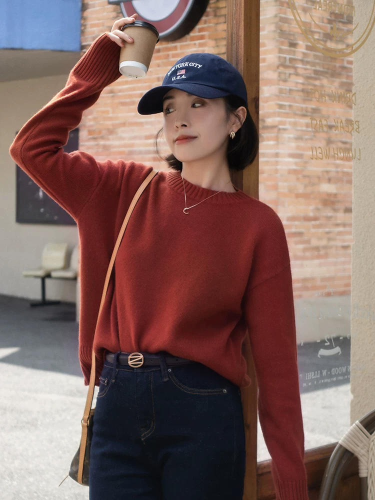 半身裙|女人会穿毛衣才优雅,教你选对款式,轻松展现熟龄气质