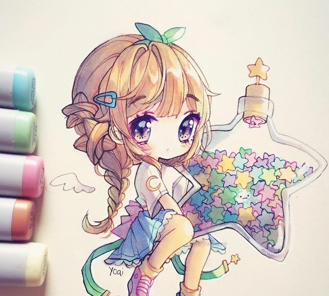 素材|马克笔动漫人物素材资料库,总有一张心仪的!