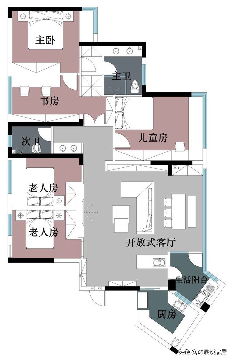 吧台|重庆夫妻的新家，因太会装修而走红，凭白墙与原木就让家温馨治愈