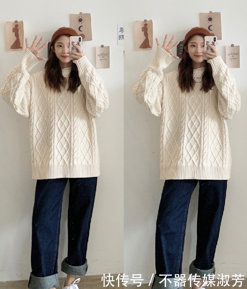 技巧|小个子秋冬棕色系穿搭,小个子的穿搭技巧,这样穿真的很好看的