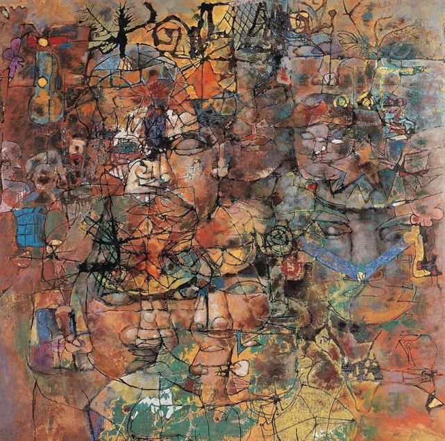 北京荣宝#此人被誉“当代画圣”,书画作品卖28万,网友:鬼画符,看不懂