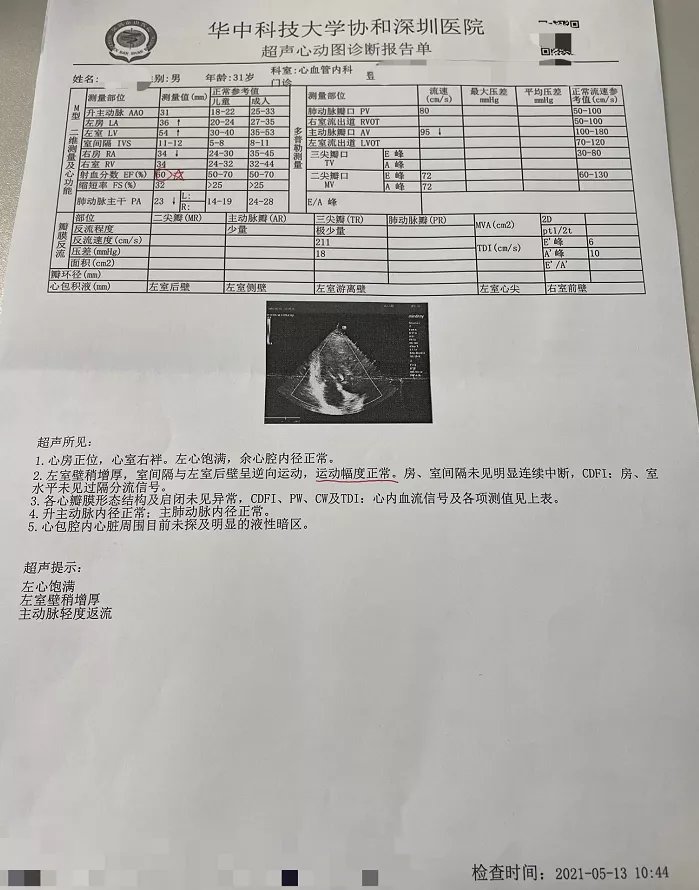 原发性高血压|30岁男子高血压致急性心衰，停药半年心脏“膨胀”一倍