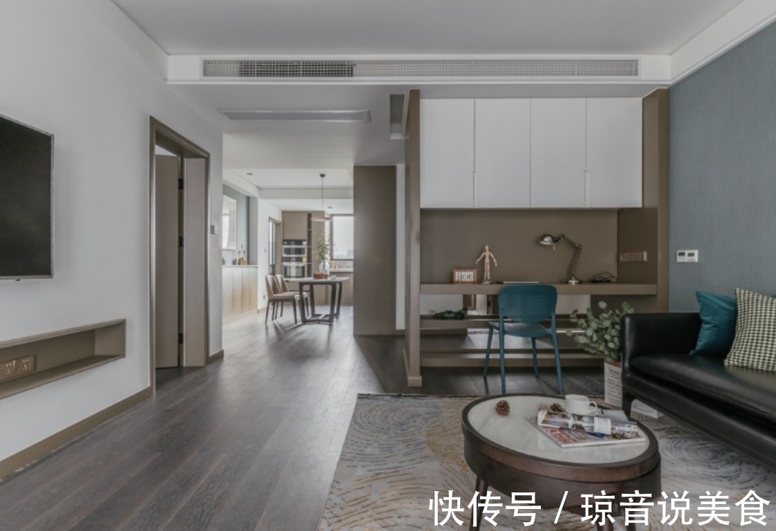书房|过道别再浪费了,学他家这么装,书房、杂物间都有了!实用性倍增