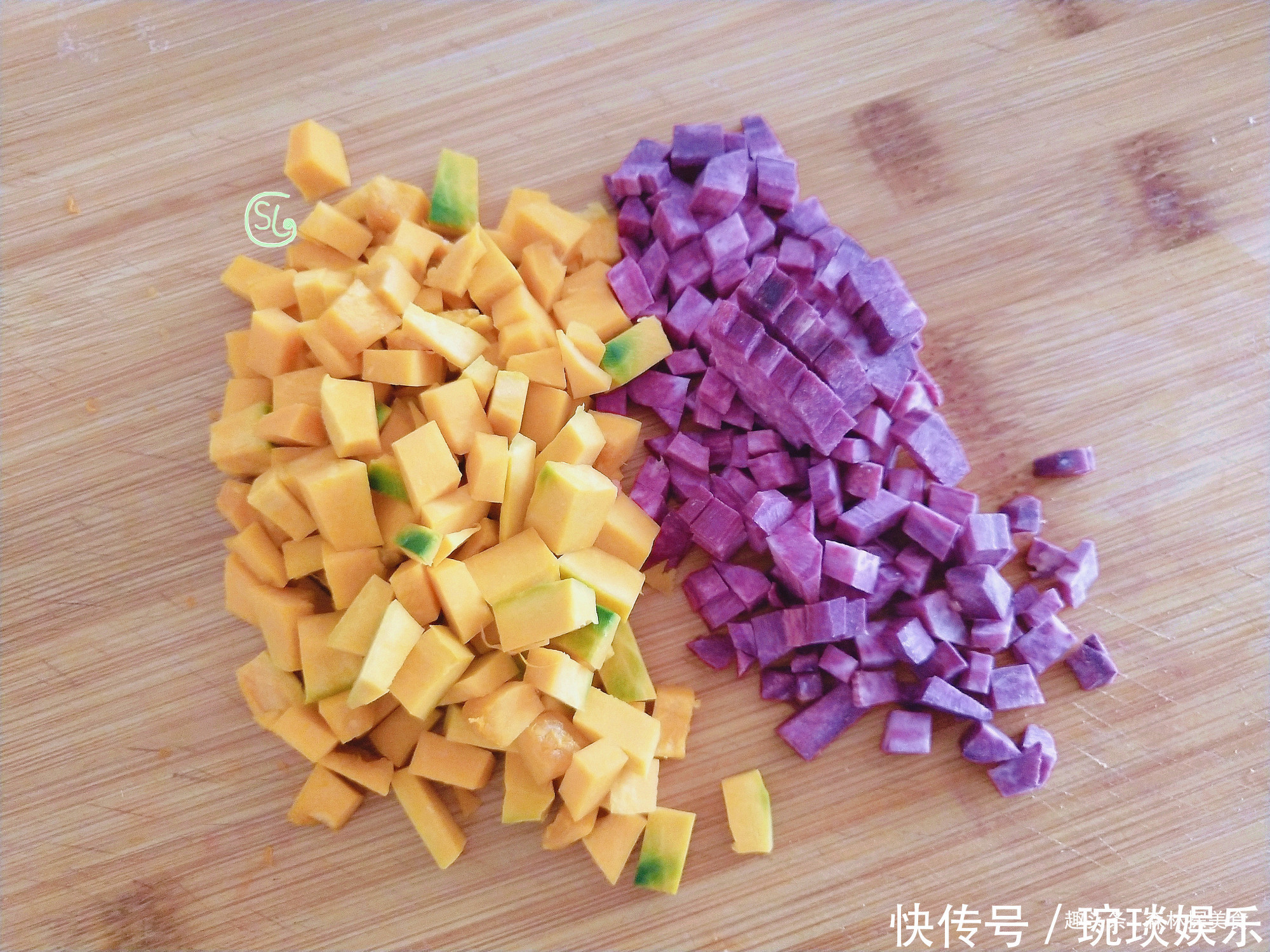 |南瓜和紫薯这个做法还是第一次见,松软香甜,学会早餐不发愁