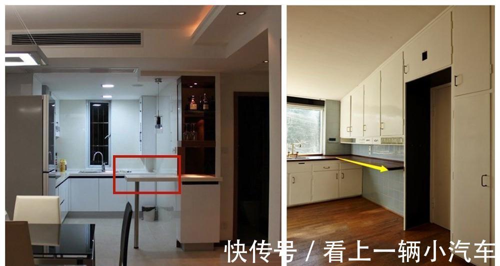 收纳|设计师收纳妙计:柜子延伸出台面好处太多,不仅收纳翻倍,还很美