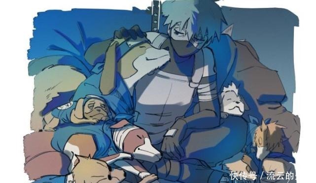 博人传|火影卡卡西与忍犬相处的方式,小时候当坐骑,长大后成家人