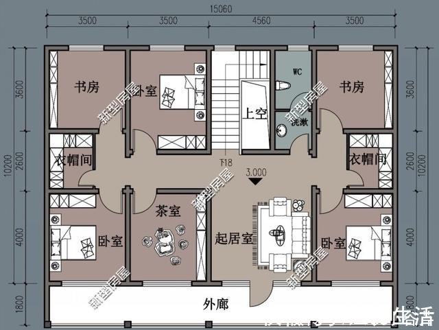 中式|5个合院,5种风格,哪个设计图更适合农村自建房?