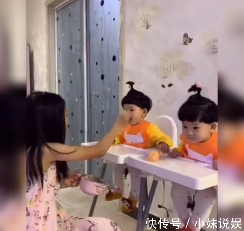 餐具|妹妹不好好吃饭,姐姐用计“套路”妹妹火了,网友:布娃娃太惨了