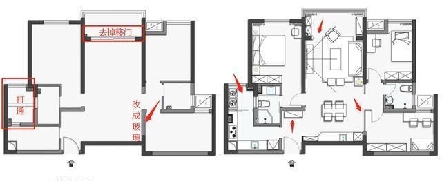 西厨|夫妻俩买下110㎡三居室,装修成轻奢风,室内精致浪漫十分好看