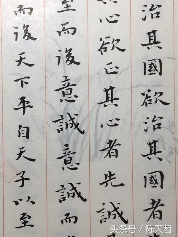 中书协会员,江门市书协理事吴柱擎楷书大学,中庸,论语,孟子