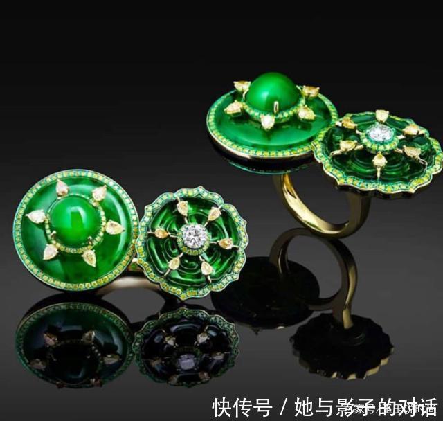 栩栩如生|菊花首饰栩栩如生,美轮美奂。当珠宝变成植物的时候,太神奇了!