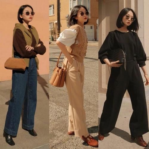  会穿的女人从不在意身高，矮个博主的极简复古穿搭，谁穿谁气质