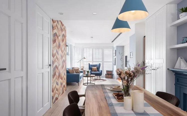 吧台|126平三室,餐厅壁炉,厨房吧台,主卧床头壁柜,都说喜欢