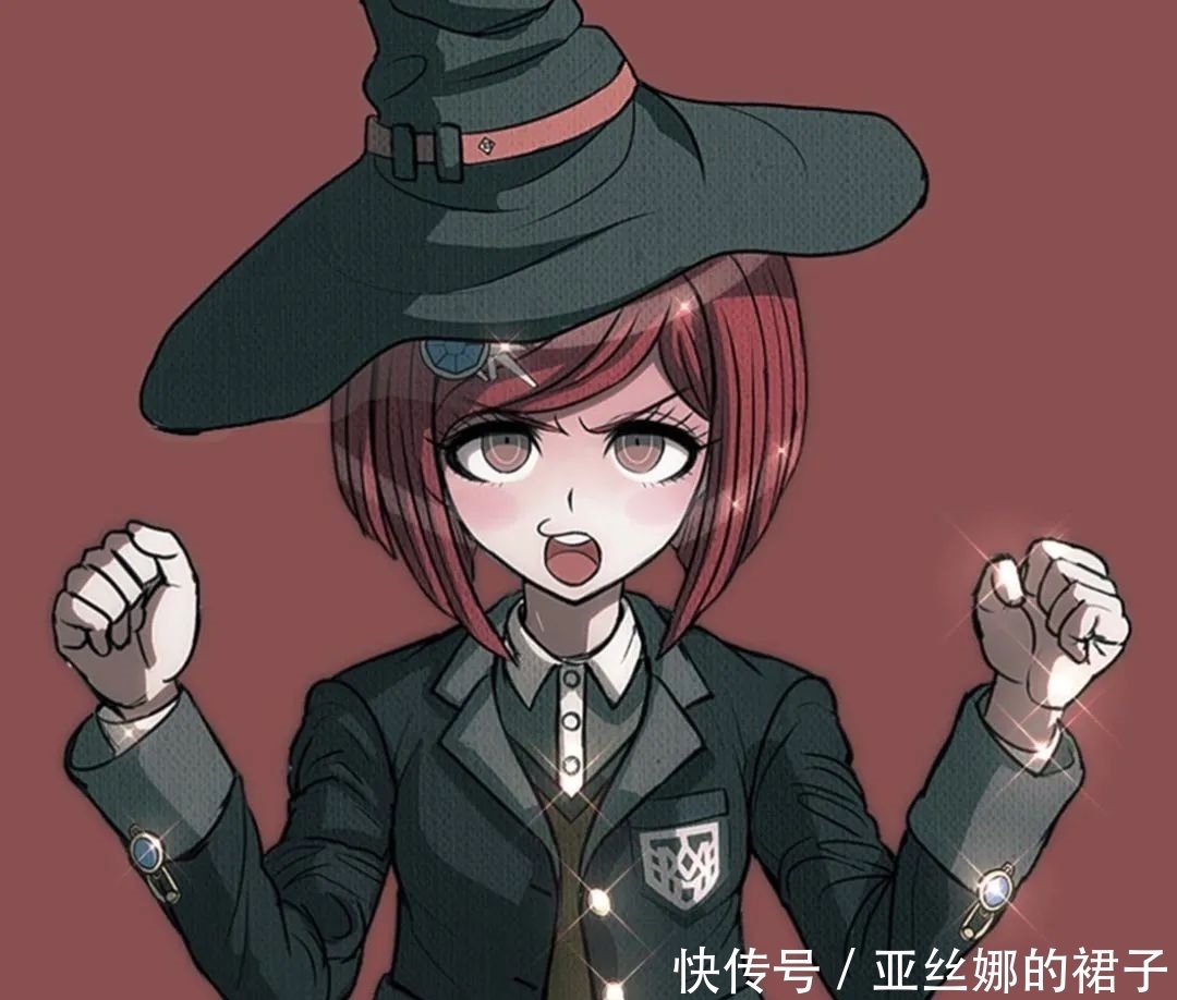 《弹丸论破》梦野秘密子，为数不多活下来的成长系角色，动漫头像