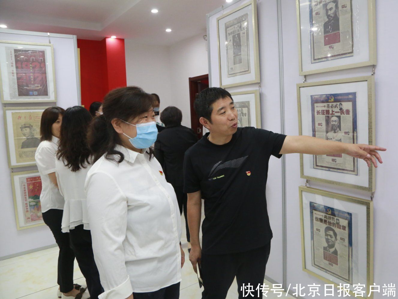 展区|“百年芳华·与党同心”展览开幕，天宫院街道有了党史学习教室