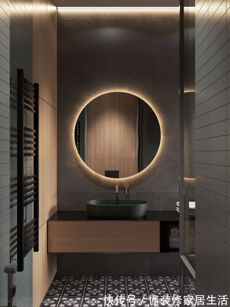 玄关|别再盯着北欧风啦，看看人家66㎡小户型轻奢风，豪宅也被秒成渣