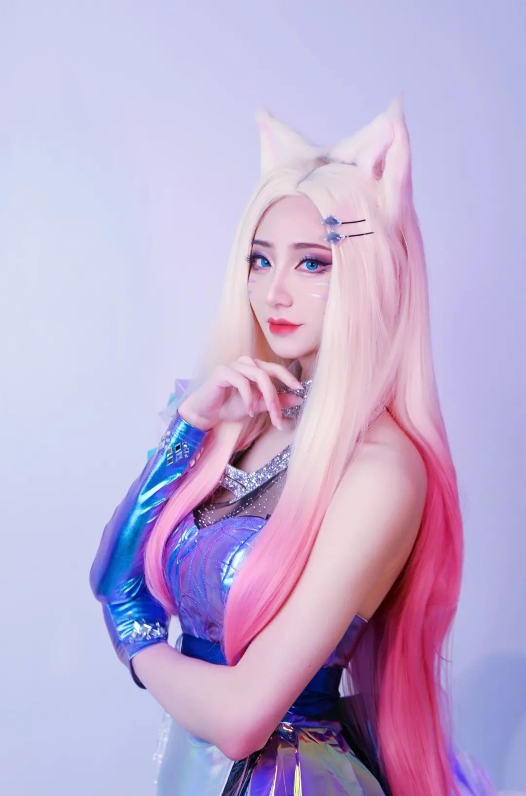 英雄联盟|cos:英雄联盟KDA阿狸cos正片@阿井菇凉