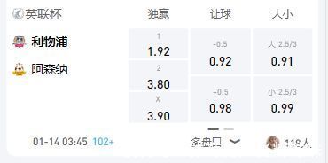 利物浦|英联杯:阿森纳VS利物浦,红军该如何度过难关!