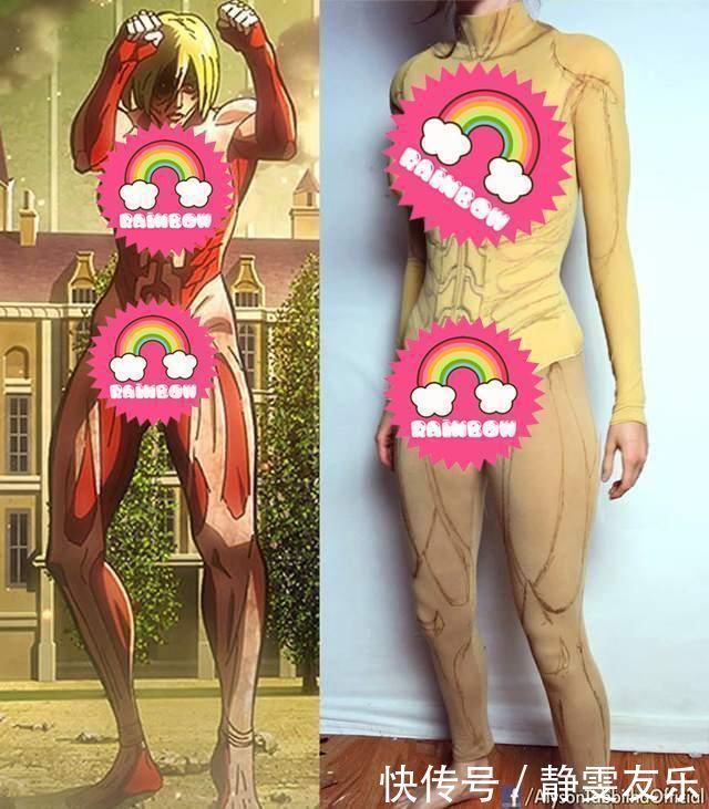皮套|真人版巨人Cos,进击的巨人太可怕,UP主耗费一个月打造巨人周边