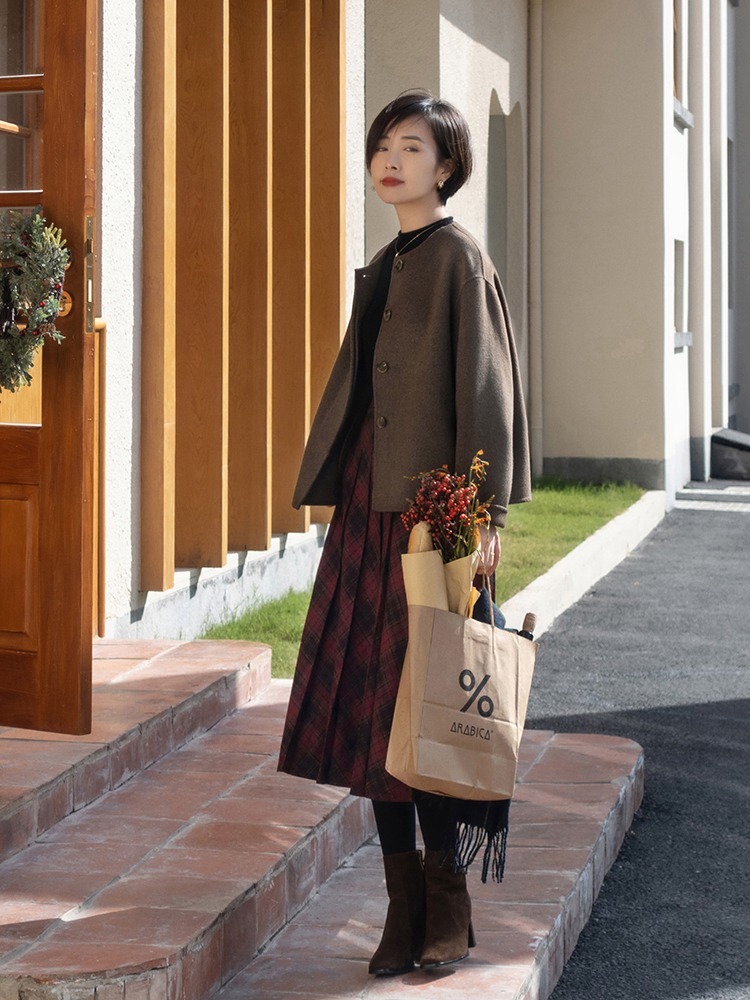 博主 今年冬天,见过世面的女人都爱“毛呢外套”,简单大气还耐看