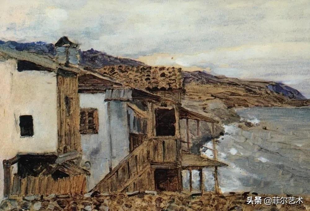 大自然！艾萨克·伊里奇·列维坦油画作品用笔洗练，情感充沛，极富诗意