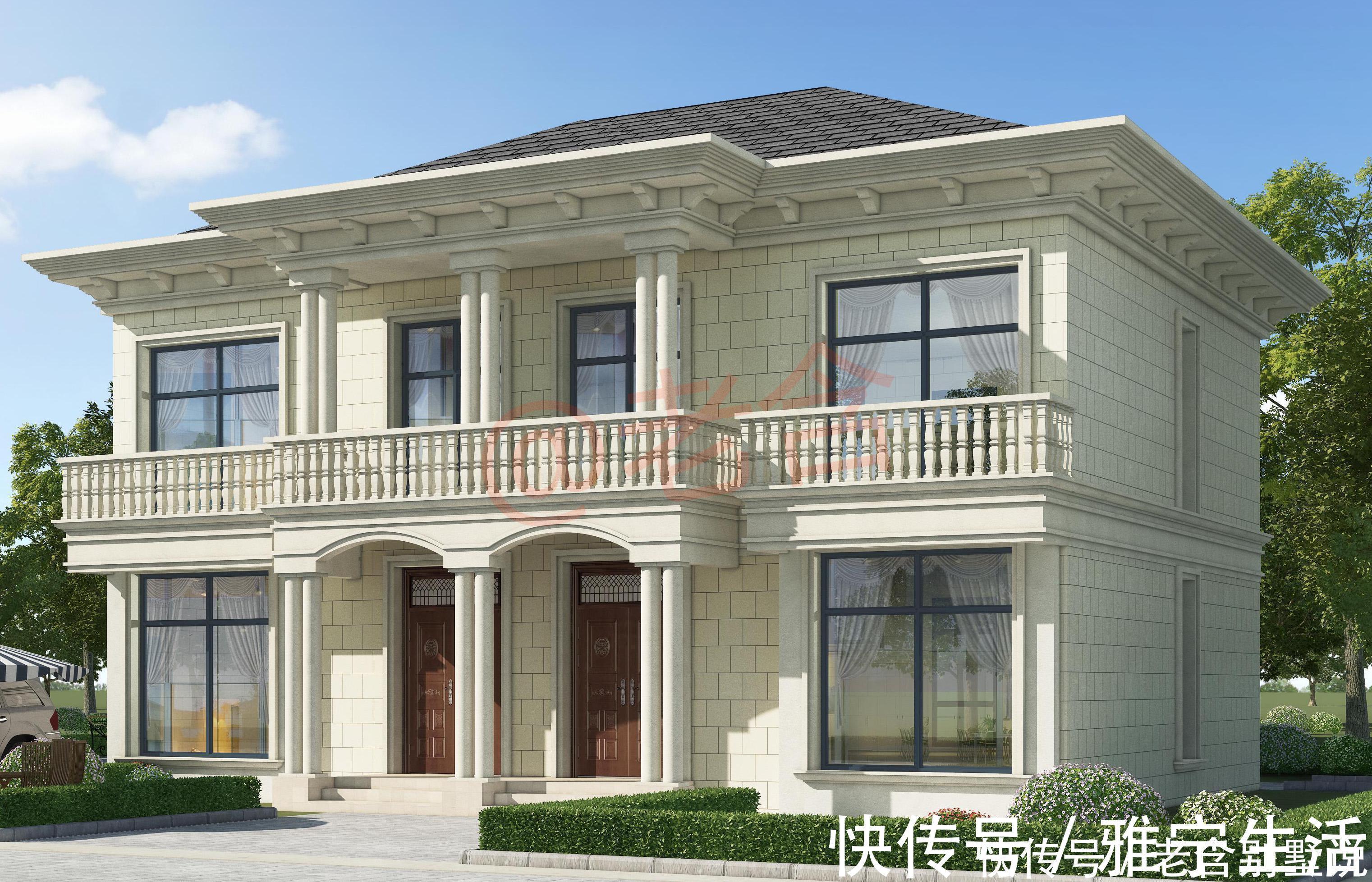 别墅|妯娌间不同意合盖新房,兄弟俩只能各自建二层别墅,分家不分情!