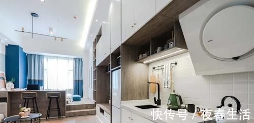 洗衣机|跪服！35㎡小公寓却拥有30㎡收纳空间，堪称小户型改造典范！