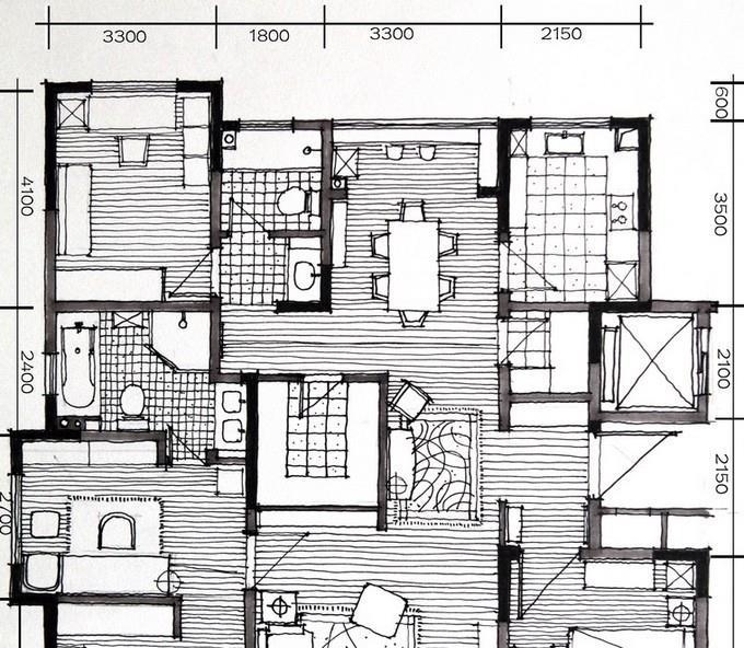 色调|160平大户型美式风装修,衣帽间在客厅中!这种设计巧妙不?