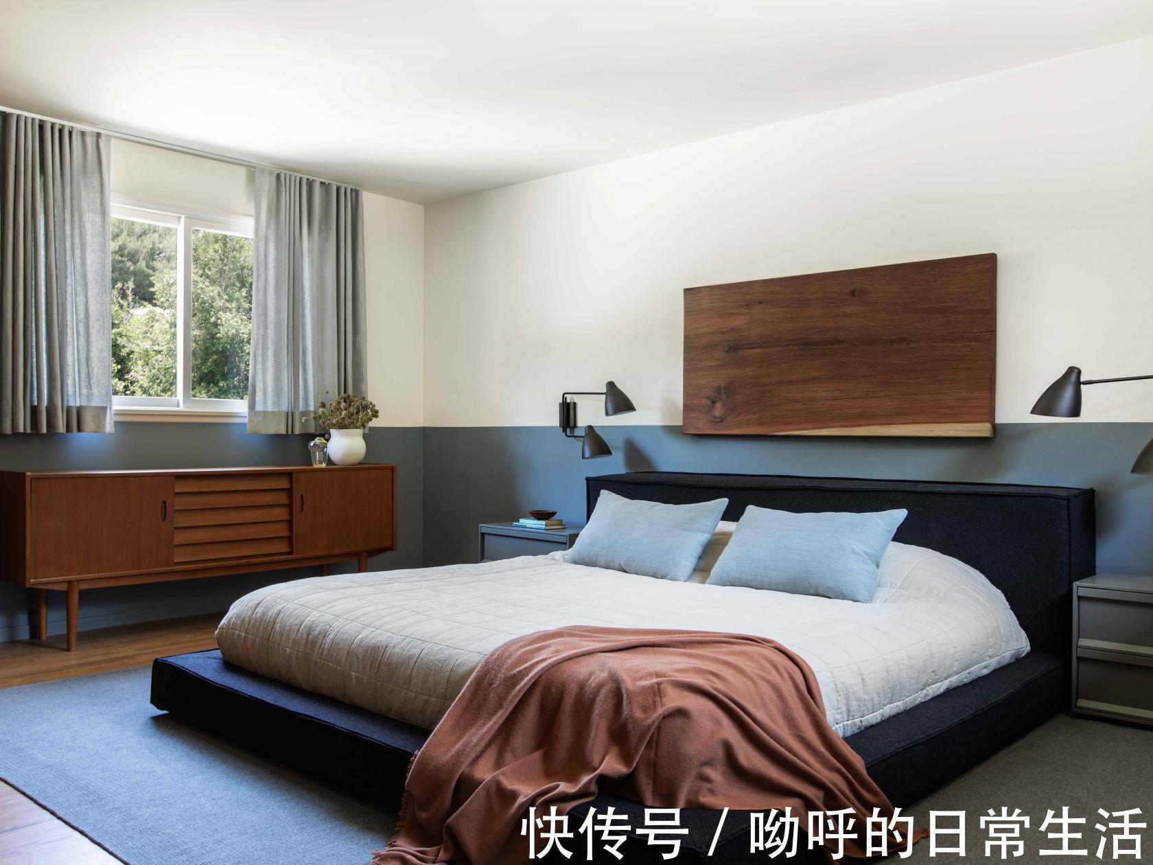 调色板|鼓手的洛杉矶之家,时间琢磨下的中世纪现代风格