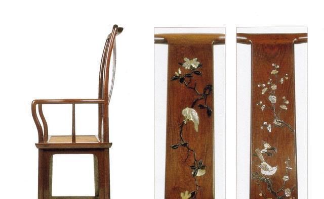 靠背周制南|明朝两对明朝黄花梨高靠背嵌入式白宝南官帽椅欣赏