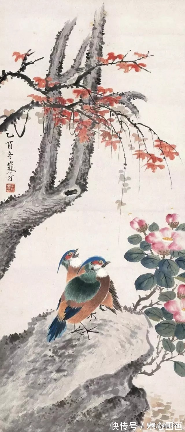 任伯年&江寒汀先生小写意花鸟画欣赏(一)