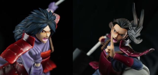 火影|火影4000的手办,斑与柱间的终结之战,九尾与木龙形象逼真