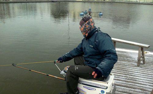 冬天遇到了这两种天气，请假也要去钓鱼，因为大板鲫真的很多