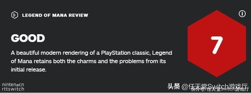 ign|《圣剑传说高清复刻版》获得IGN好评7分