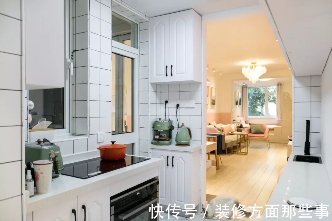 上下吊柜|60平旧房改造,颜值超高,主卧双层榻榻米设计,太实用了!