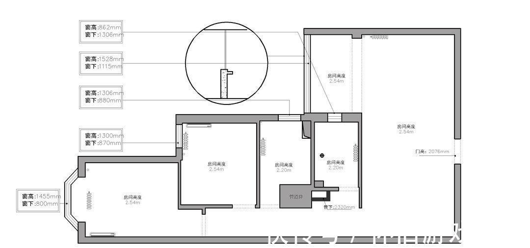 居室|家里来人了，小两口把70㎡两房改成三居室，最终住下5口人