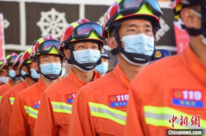 美团外卖|西藏举办2021年“119”消防宣传月启动仪式