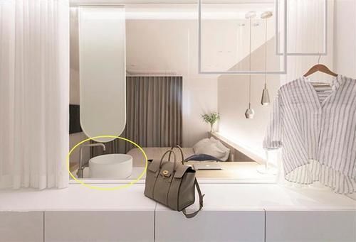 衣帽|主卫改衣帽间压根不稀奇了,洗漱台挪到床边加隔断,这才叫头次见