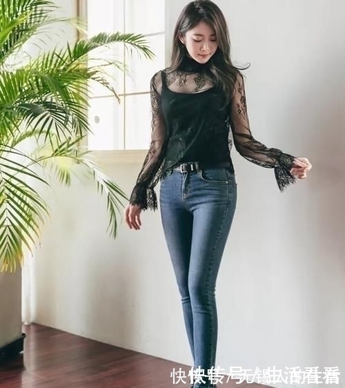 牛仔裤 紧身牛仔裤,修身塑形,完美的比例分割,独到好处