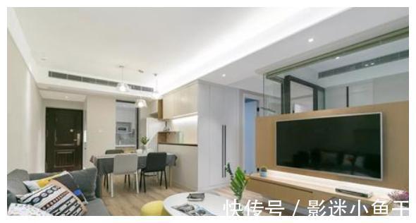 疫情|70平小三室,电视墙这样装,客厅大1倍,疫情结束就照着装