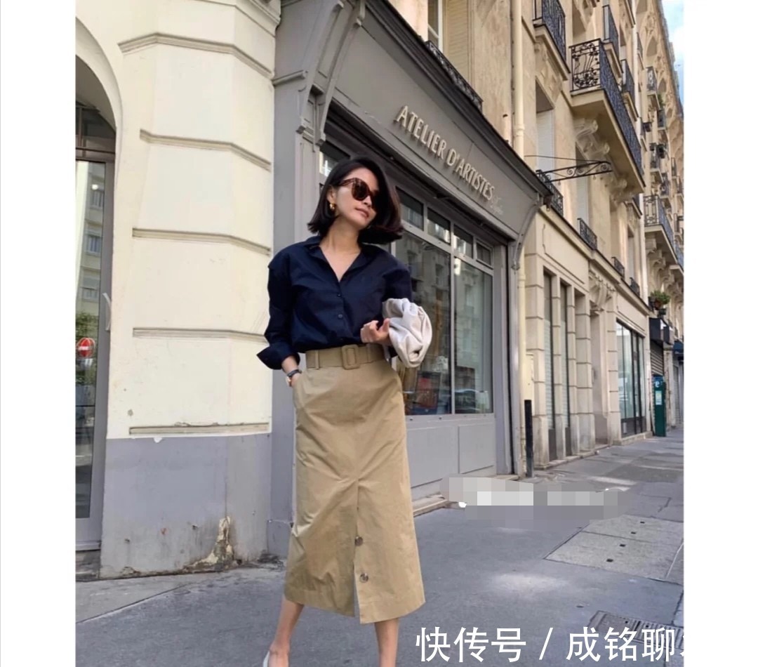 卡其色|这些才是中年女人最美的穿搭,自然随意不扮嫩,优雅大气又高级
