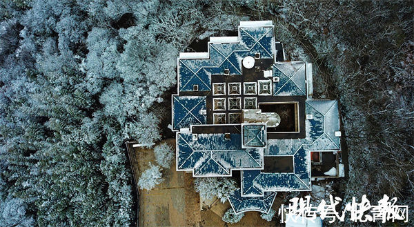 紫金山顶|雪没爽约！南京紫金山顶一夜披上冰雪“新装”