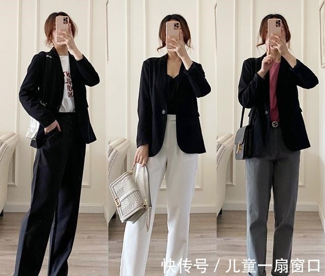 时髦 春天简约的通勤风穿搭，优雅时髦温柔，演绎迷人的气质美！