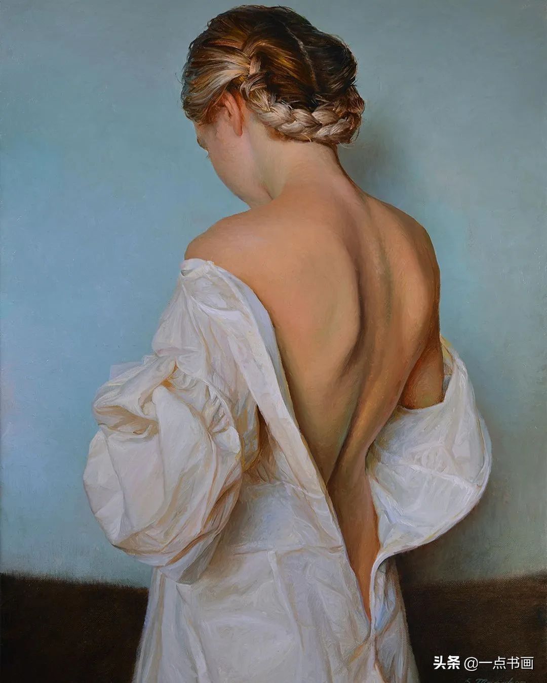 谢尔盖#她痴迷于画那些睡觉觉的美女,青春清纯,宁静唯美