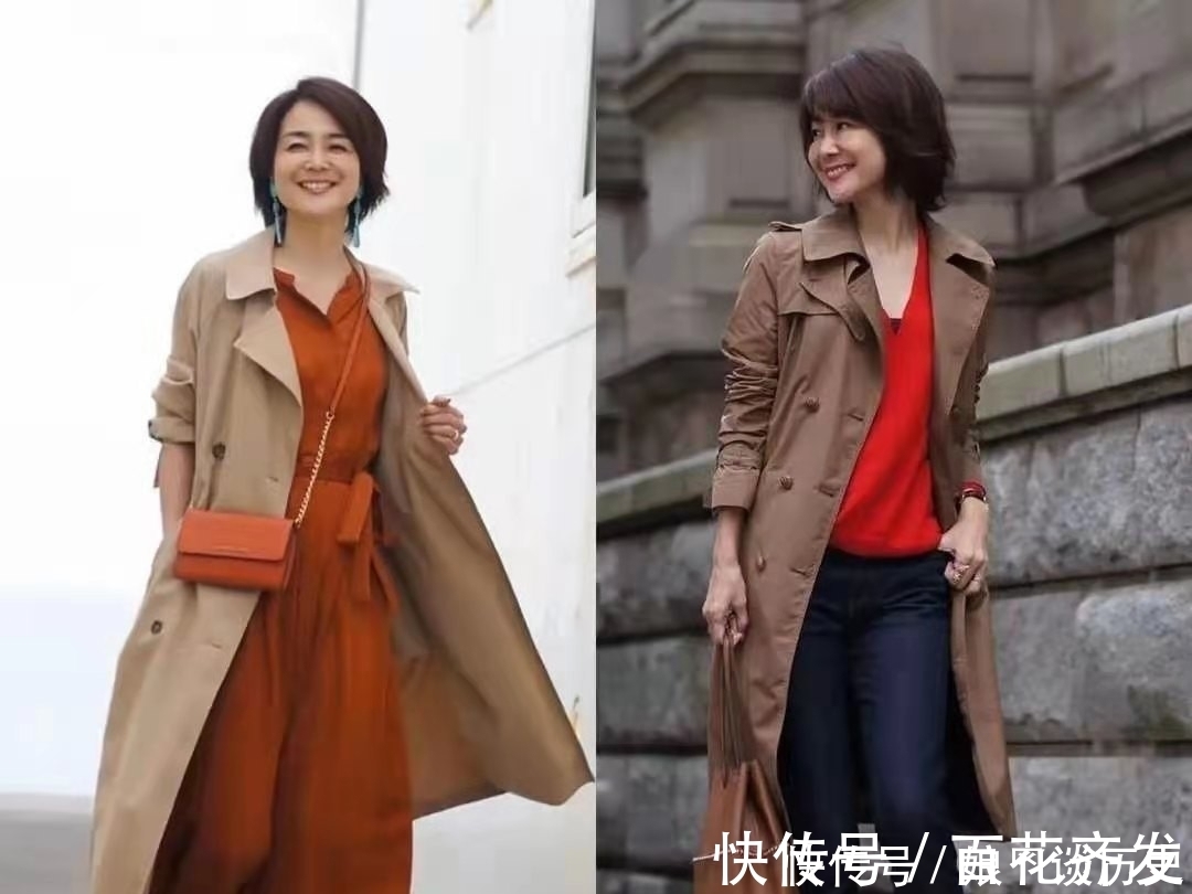 裙装|女人过50岁想要俏，出游穿搭别只选一套，瞧日本博主，美丽有气质