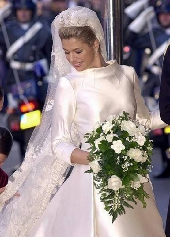 玛丽·唐纳森|各国王妃的婚礼头纱设计,丹麦王妃的最华丽、梅根的很用心