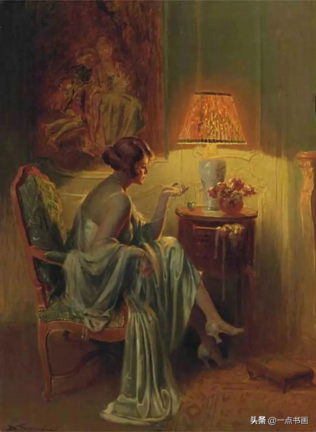 精致@他笔下的女子细腻精致,光泽诱人